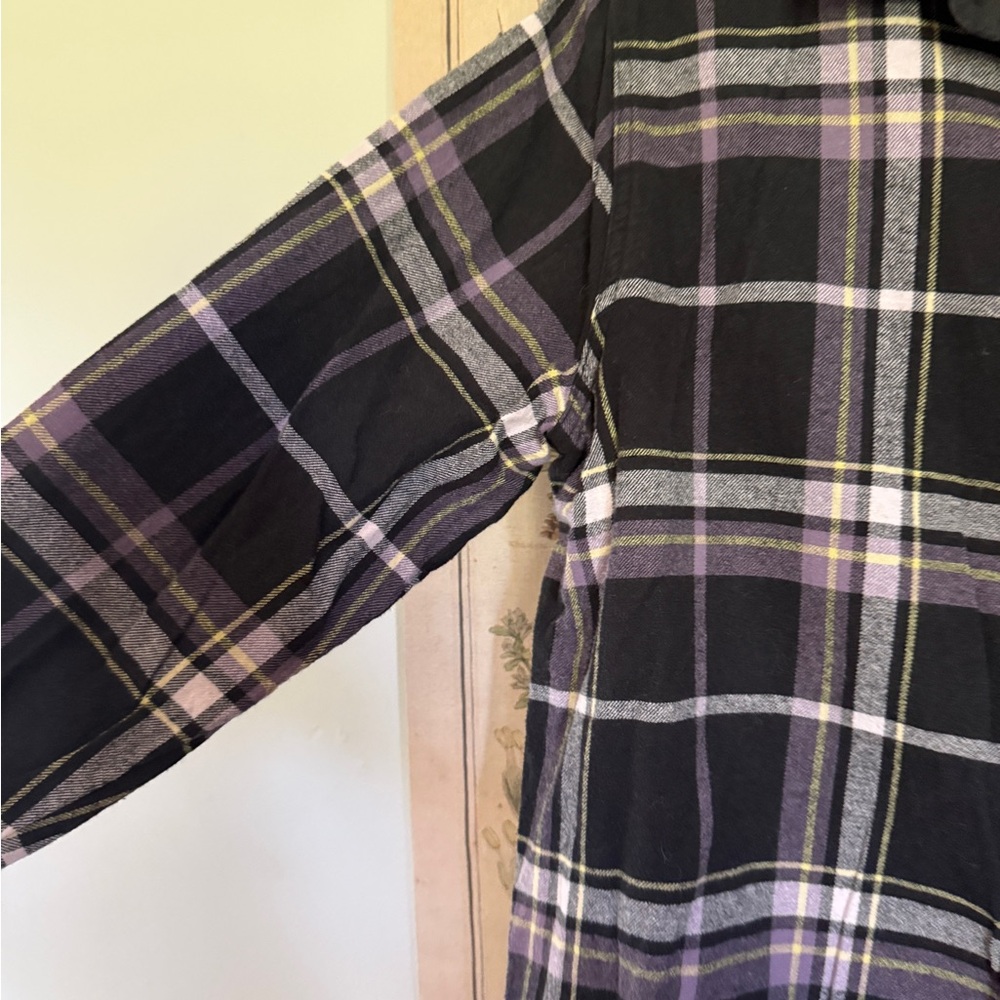 So Cotton flannel- size XL purple, black and yellow - Picture 5 of 6
